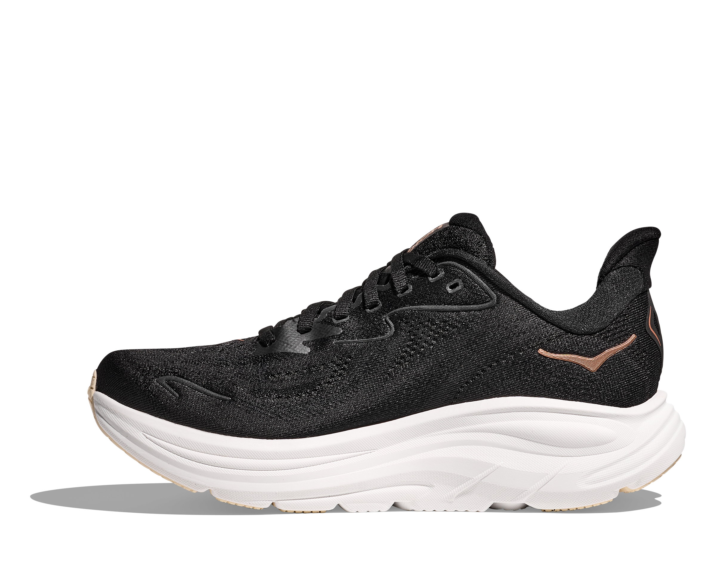 Hoka Clifton 10, Laufschuh, Damen, Black/Rose Gold