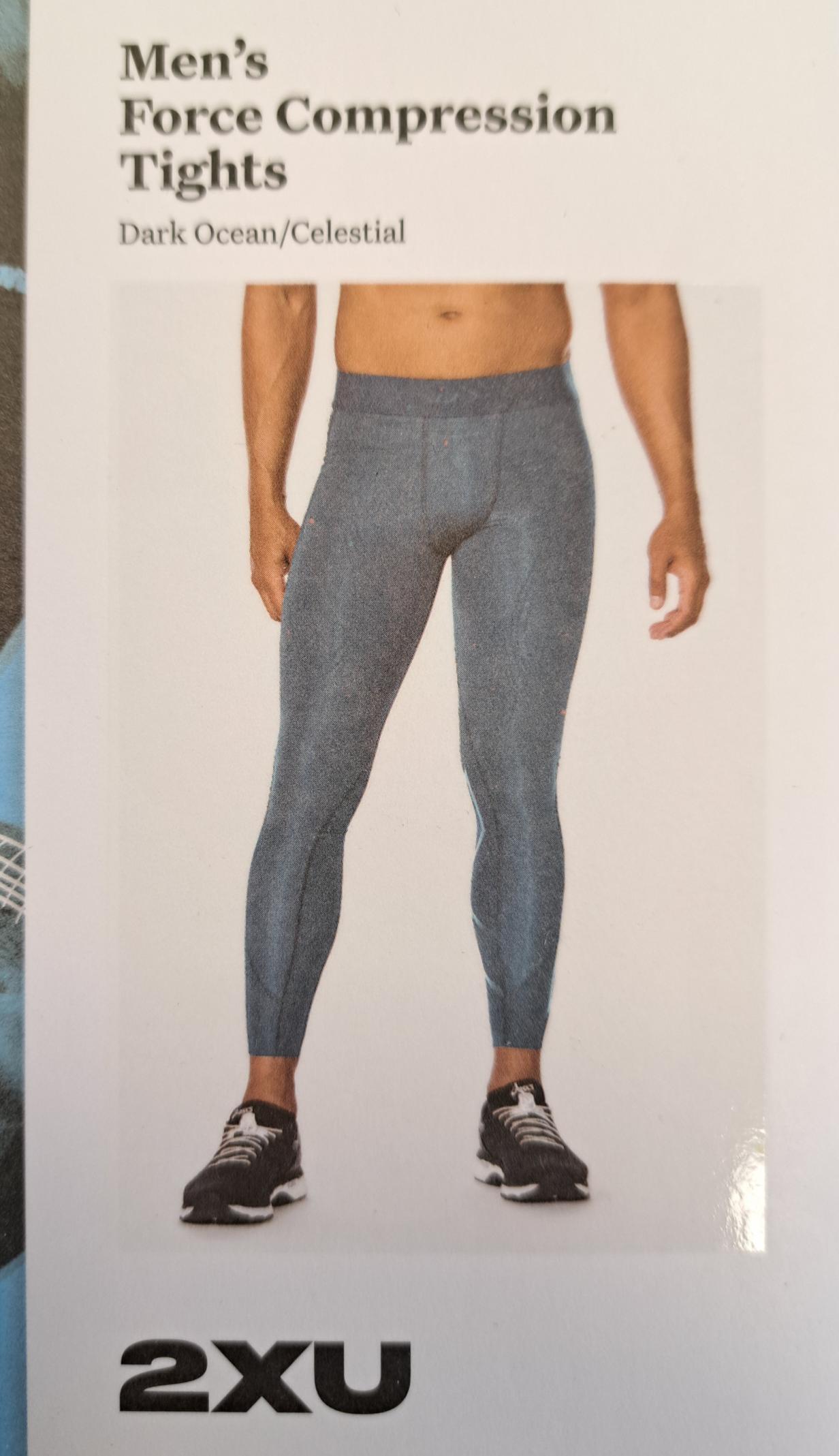 2XU Herren MCS Cross Training Compression Tights, Dark Ocean/Celestial