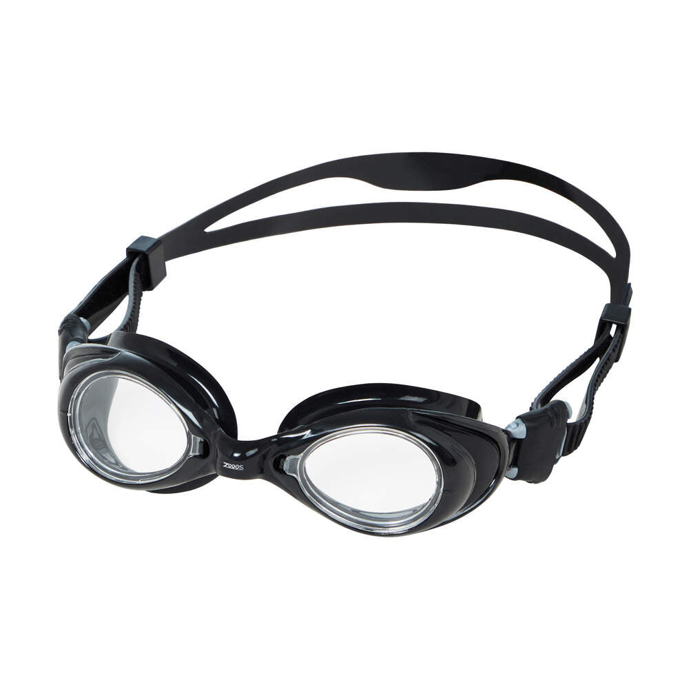 Zoggs Vision, Optische-Schwimmbrille, black/black/clear