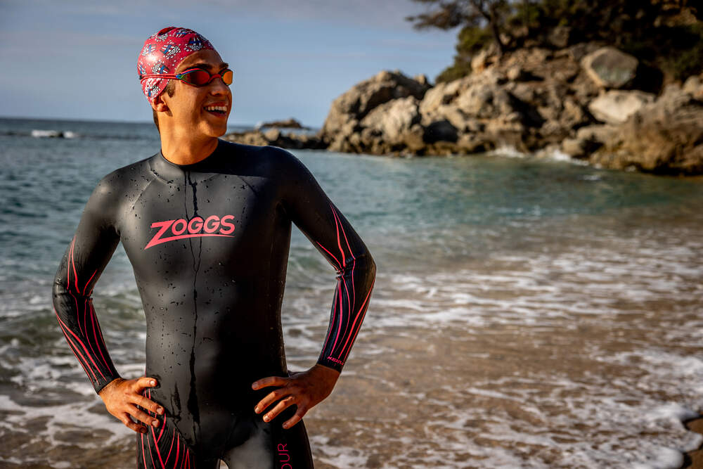 Zoggs Hypex TOUR FS, Black/Red, Neoprenanzug, Herren 2025