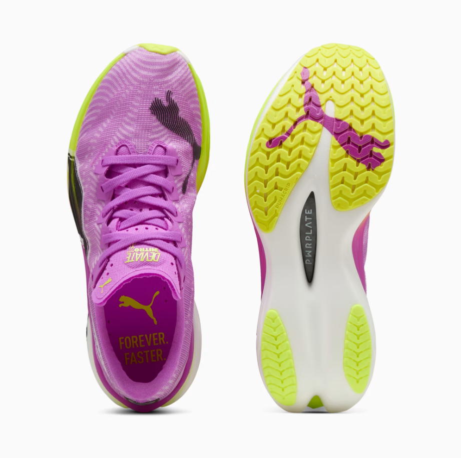 Puma Deviate Nitro Elite 3, Laufschuh, Damen, Pure Magenta/Yellow Alert