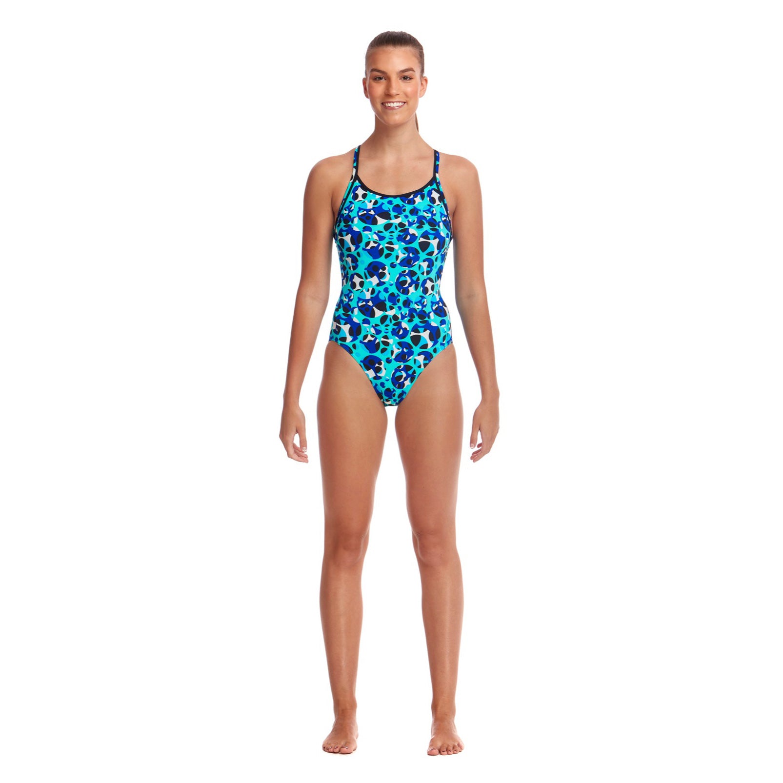 Way Funky Funkita Diamond Back One Piece Holy Sea, Badeanzug, Damen