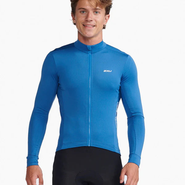 2XU Aero Longsleeve Jersey, Herren, blau