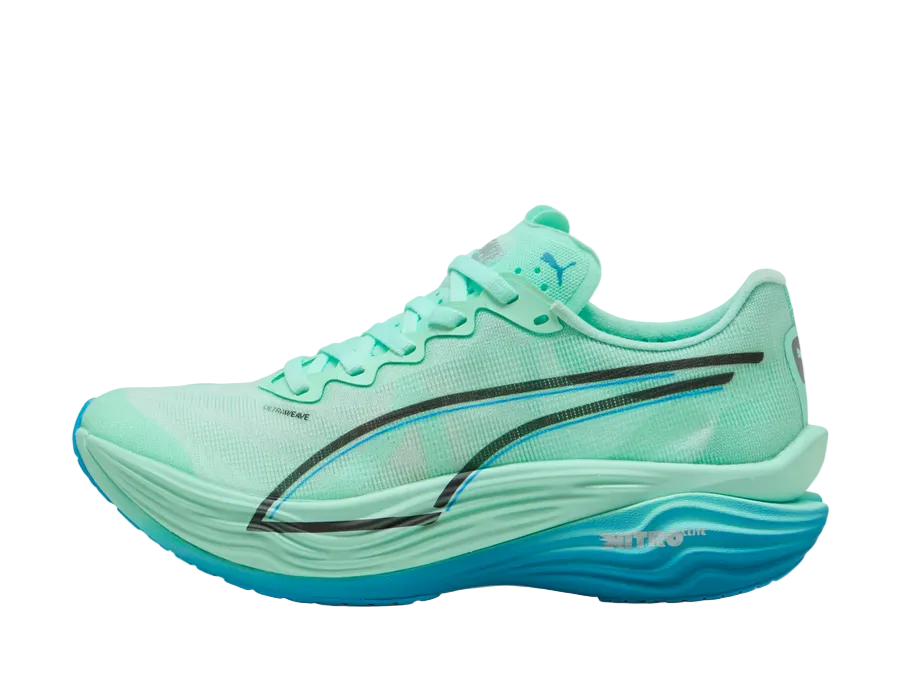 Puma Deviate Nitro Elite 3, Laufschuh, Damen, Mint Melt/ Speed Blue