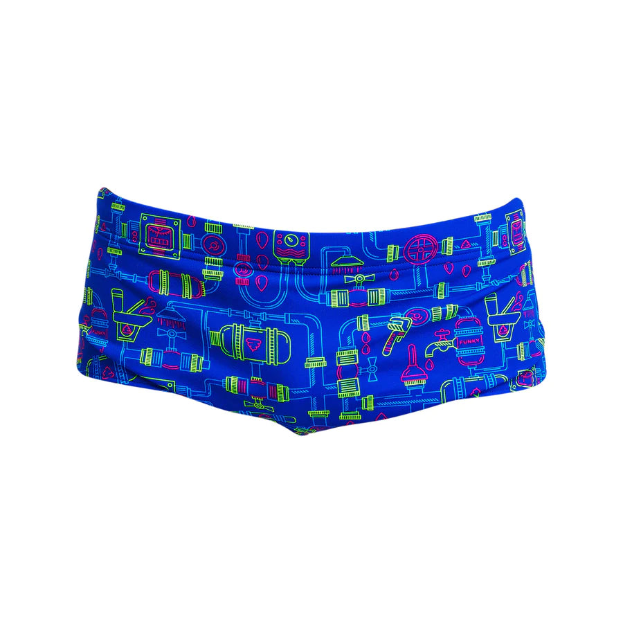 Way Funky Funky Trunks, Eco Sidewinder Trunks Backed Up, Badehose, Herren