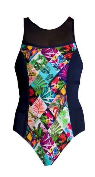 Badeanzu Ansicht von vorne