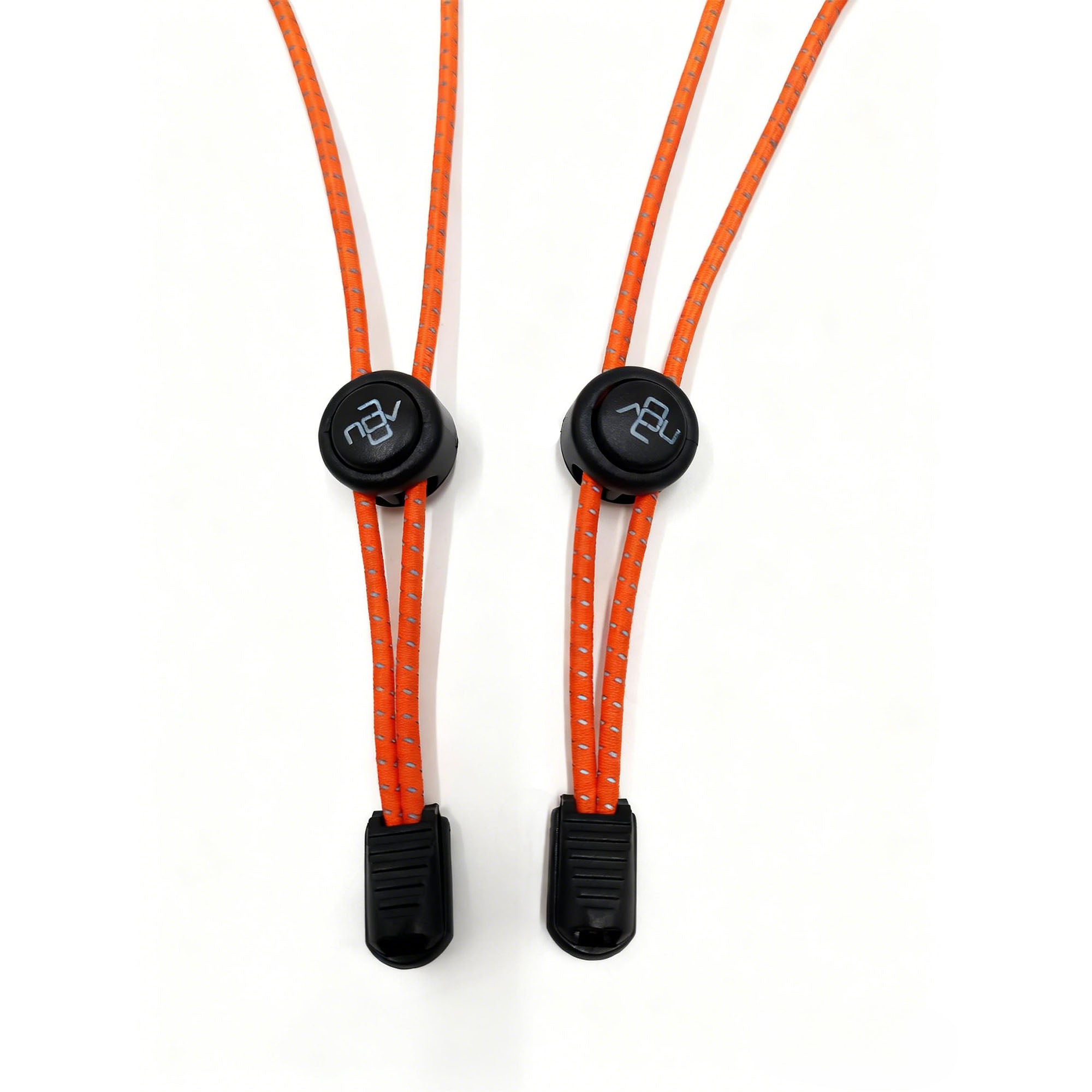 Schnürsenkel Farbe orange mit Verschlüssen