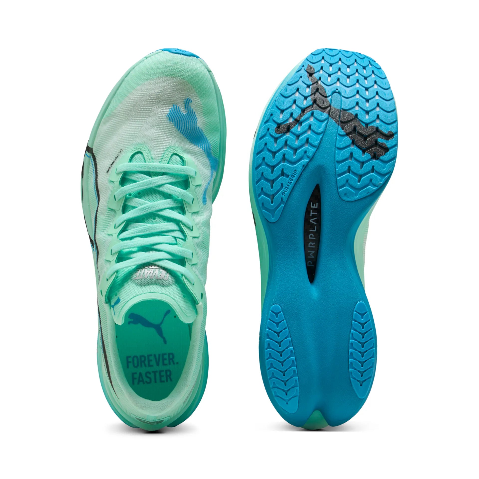 Puma Deviate Nitro Elite 3, Laufschuh, Herren, Mint Melt/ Speed Blue