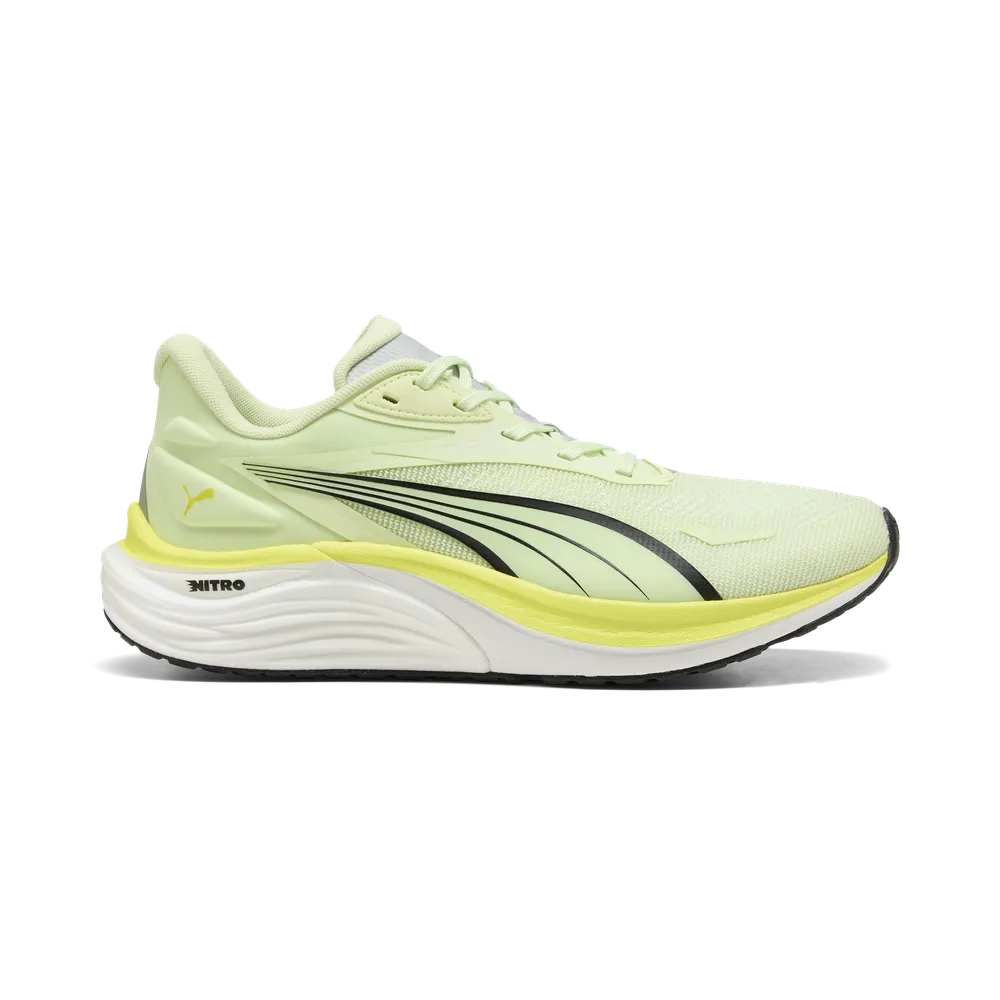 Puma Electrify Nitro 4, Laufschuhe, Herren, Apple Spritz/Lux Lime/PUMA Black