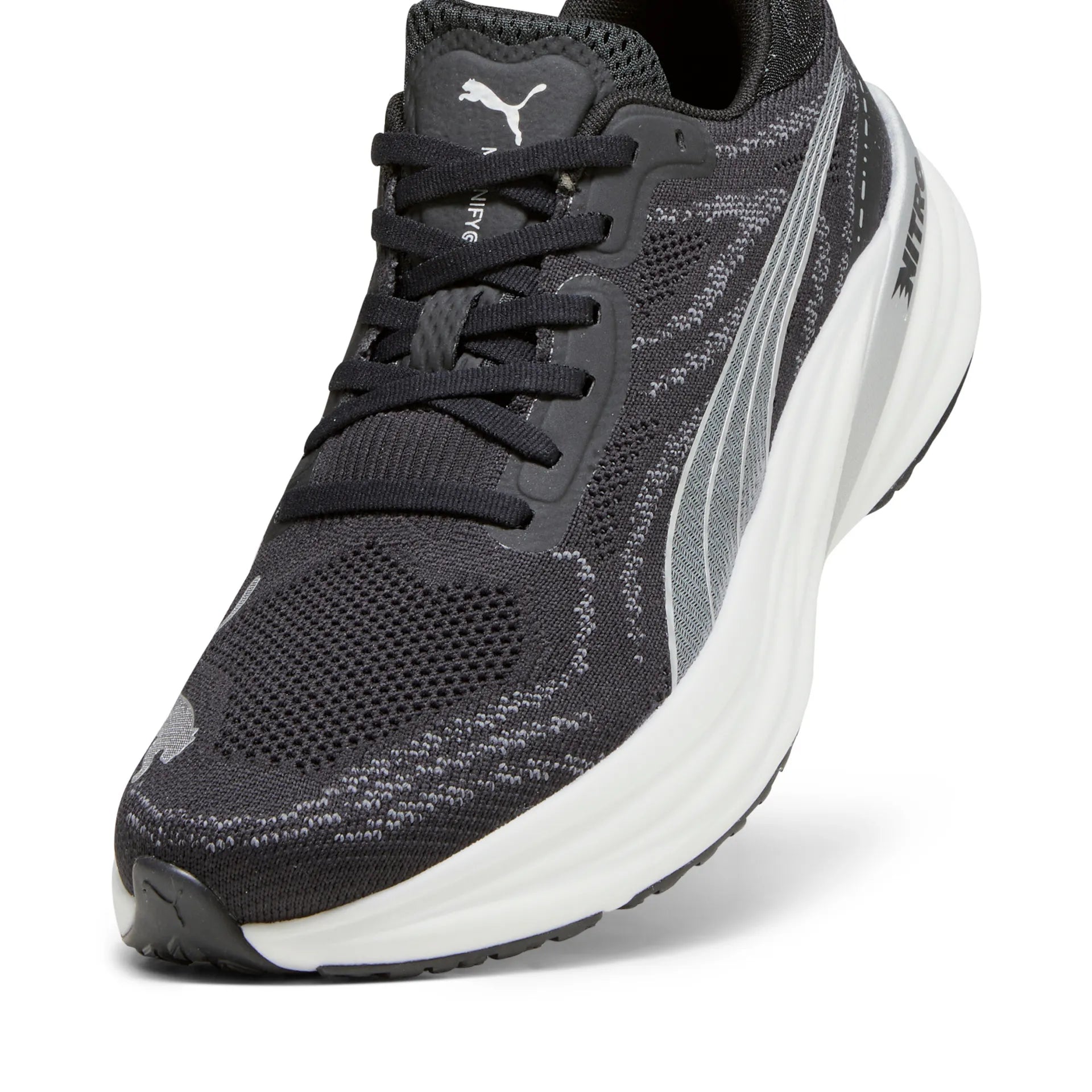 Puma Magnify NITRO 2, Laufschuhe, Herren, Puma Black/Puma White/Puma Silver