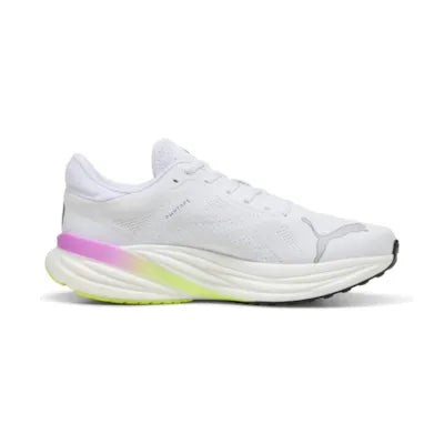 Puma Magnify NITRO 2, Laufschuhe, Herren, Puma White/Pure Magenta/Yellow Alert