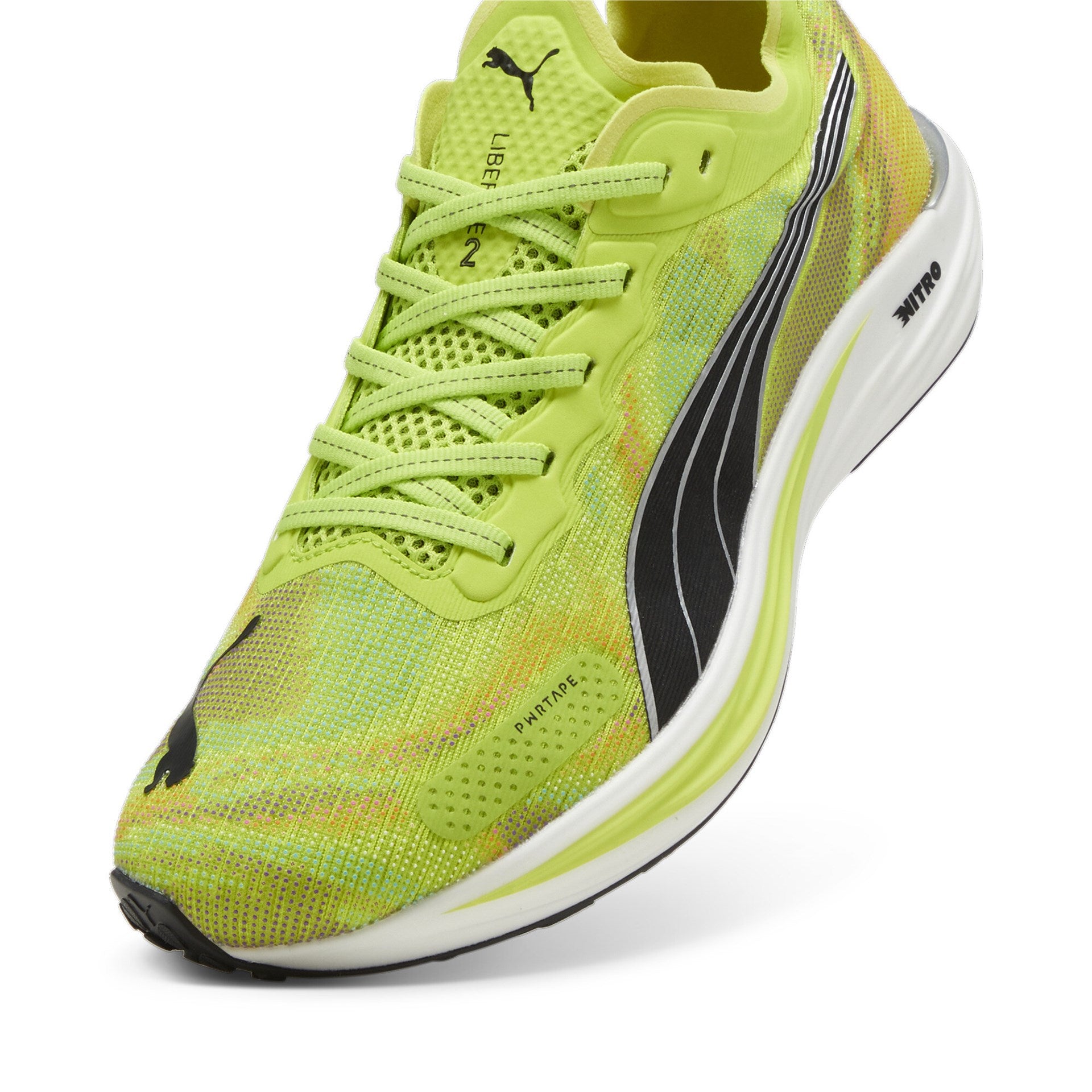 Puma Liberate Nitro 2, Herren, Psychedelic Rush/ Lime Pow-PUMA Black