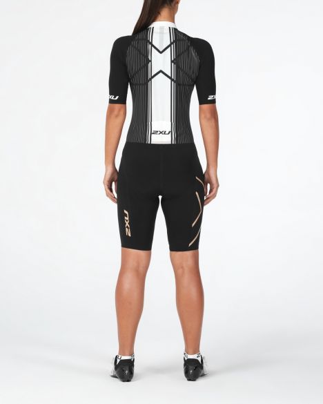 2XU Project X Trisuit, Damen, schwarz/weiß, B- Ware, kein Umtausch