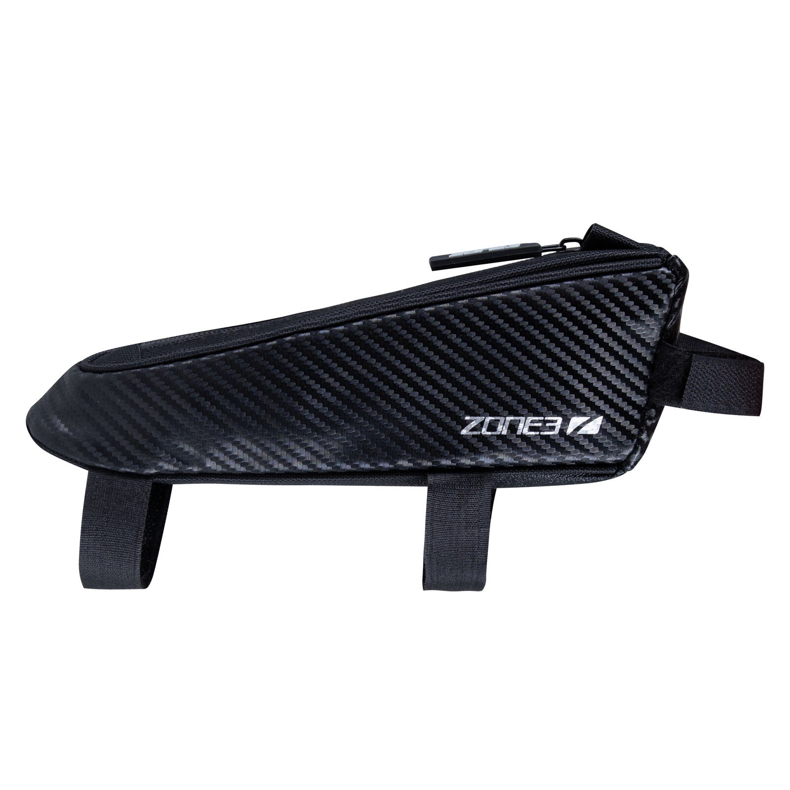 Zone3 Aero Top Tube Cycling / Triathlon 'Bento Box' Bag, schwarz/silber