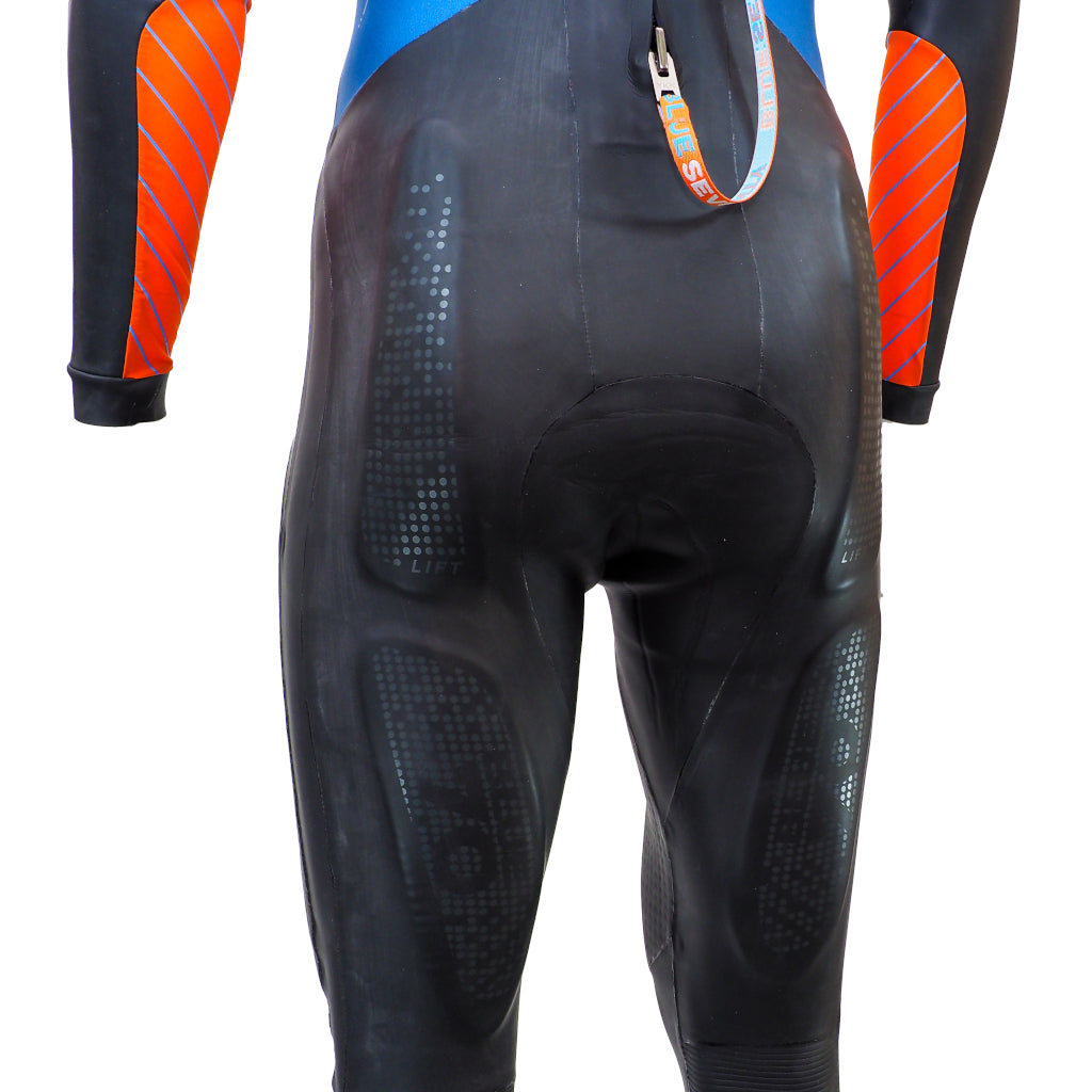 Blueseventy Helix Fullsuit, Neoprenanzug, schwarz/blau/orange, Herren