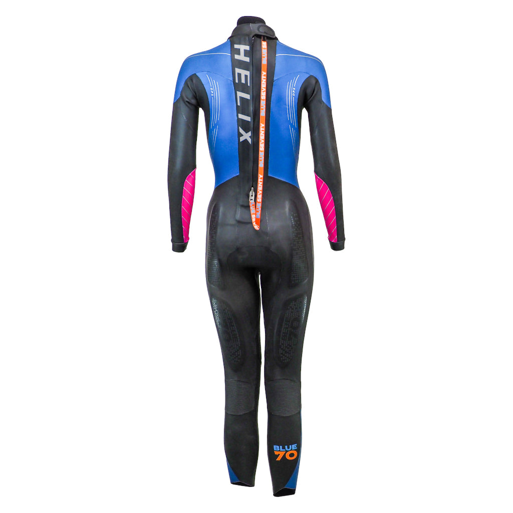 Blueseventy Helix Fullsuit, Neoprenanzug, schwarz/blau/pink, Damen, 2023