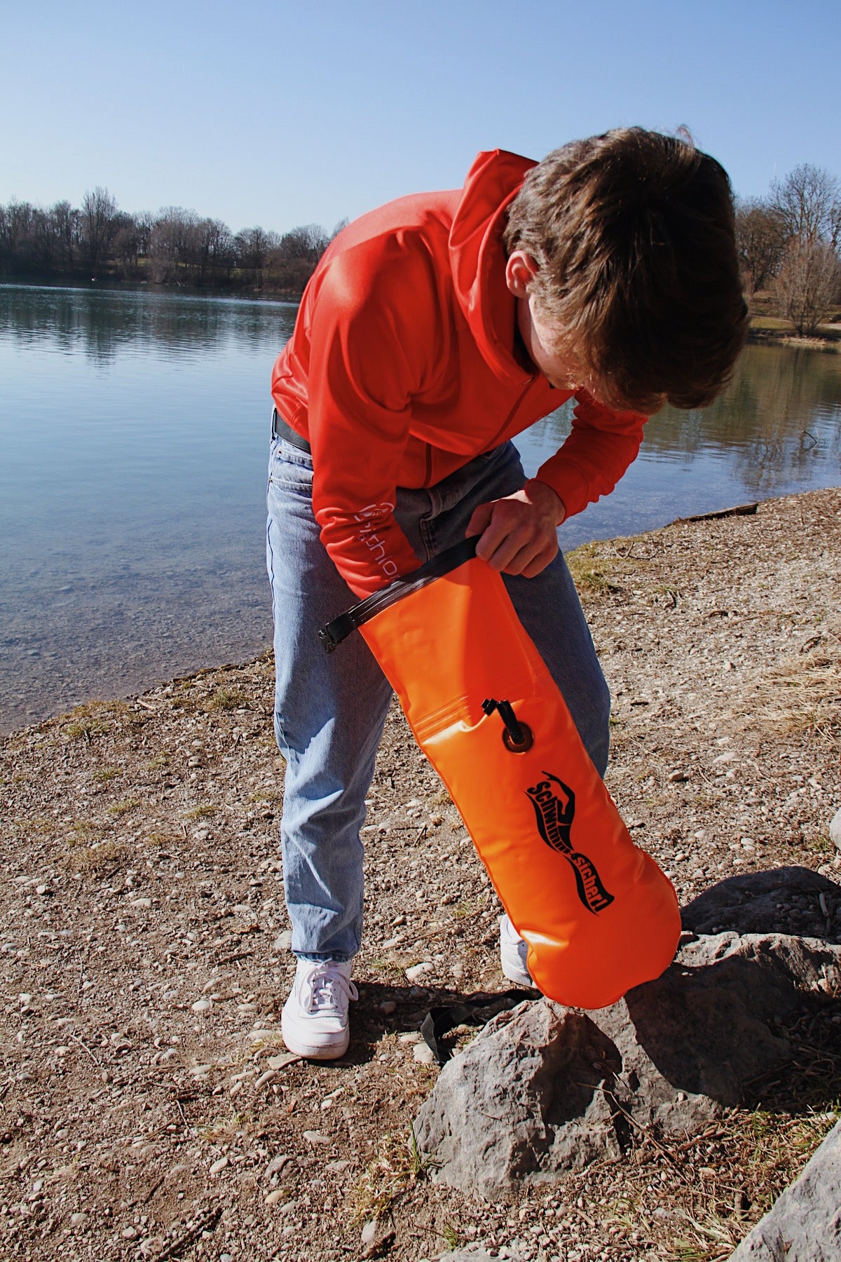 schwimm-sicher.de Swim Buoy, medium, orange