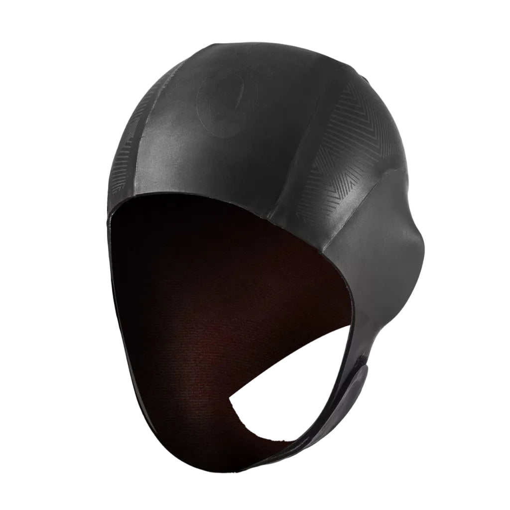 Orca Neopren Thermal Swim Cap, Schwimmkappe, Badekappe, Kappe, Mütze, schwarz