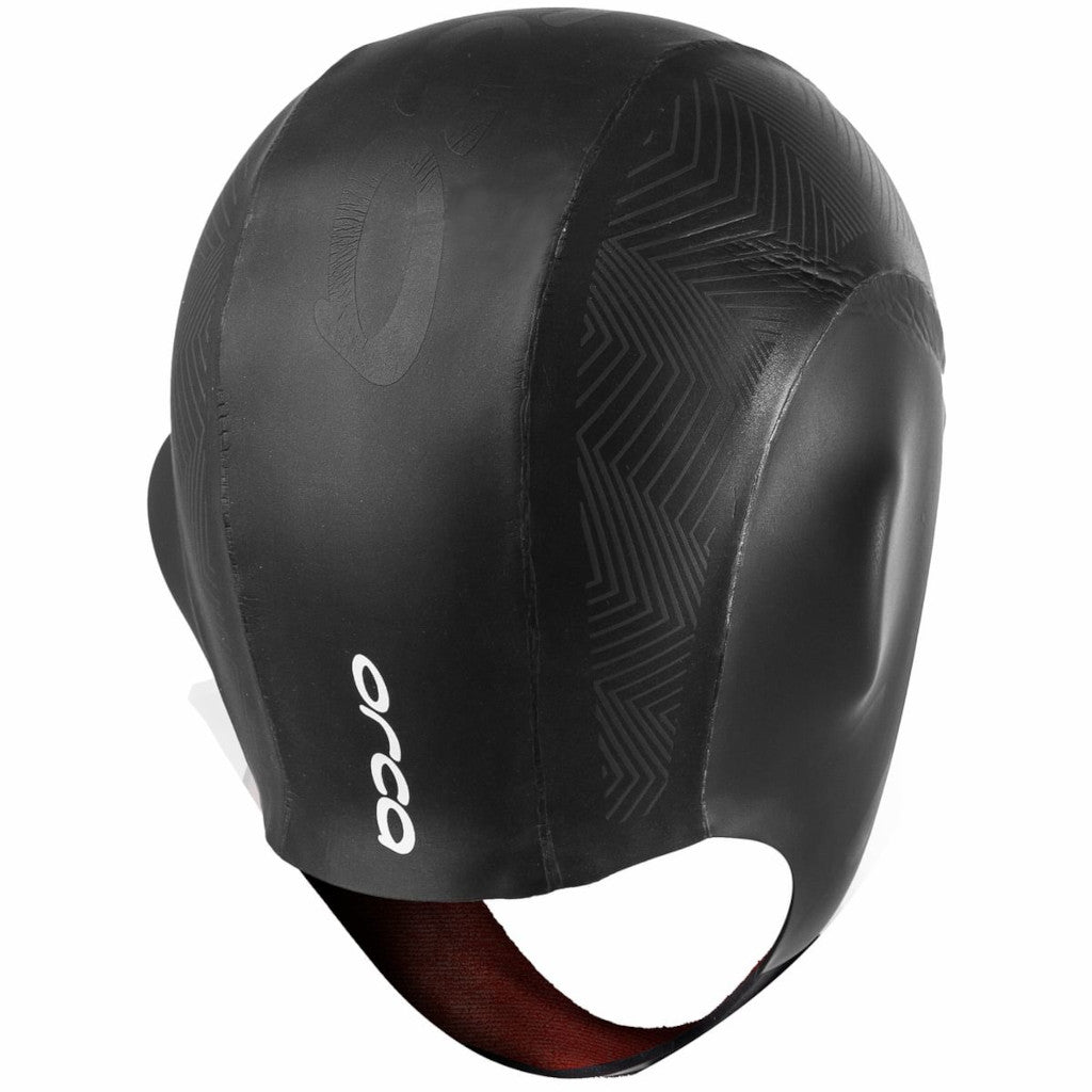 Orca Neopren Thermal Swim Cap, Schwimmkappe, Badekappe, Kappe, Mütze, schwarz