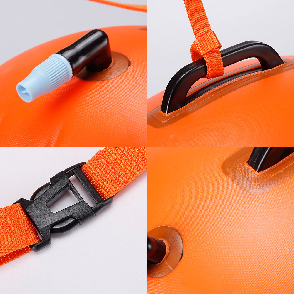 schwimm-sicher.de Small Safety Buoy, orange