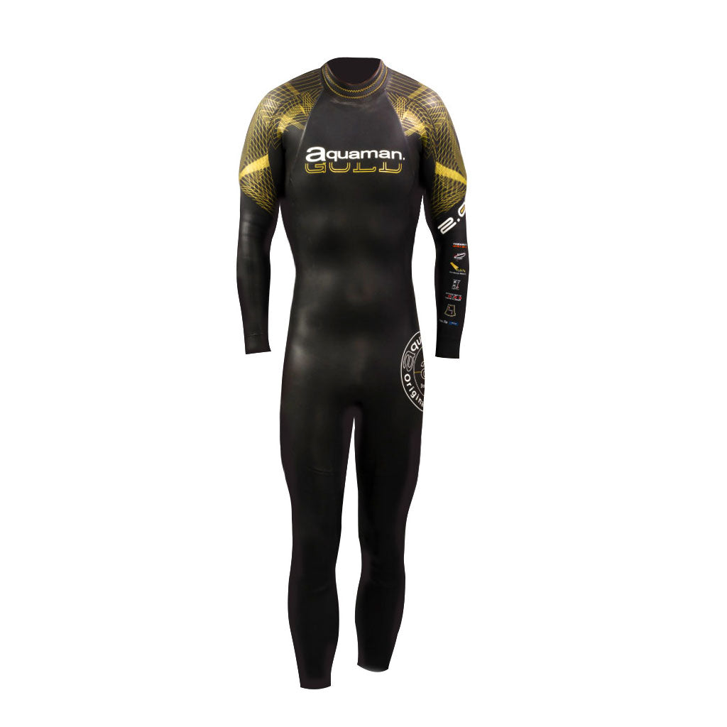 Aquaman Cell Gold Wetsuit, Neoprenanzug, Damen, Größe XS