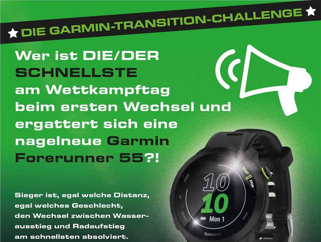 Garmin Transition Challenge - wer wechselt am schnellsten?