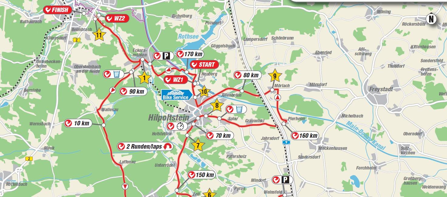 Challenge Roth 2022: der Streckencheck