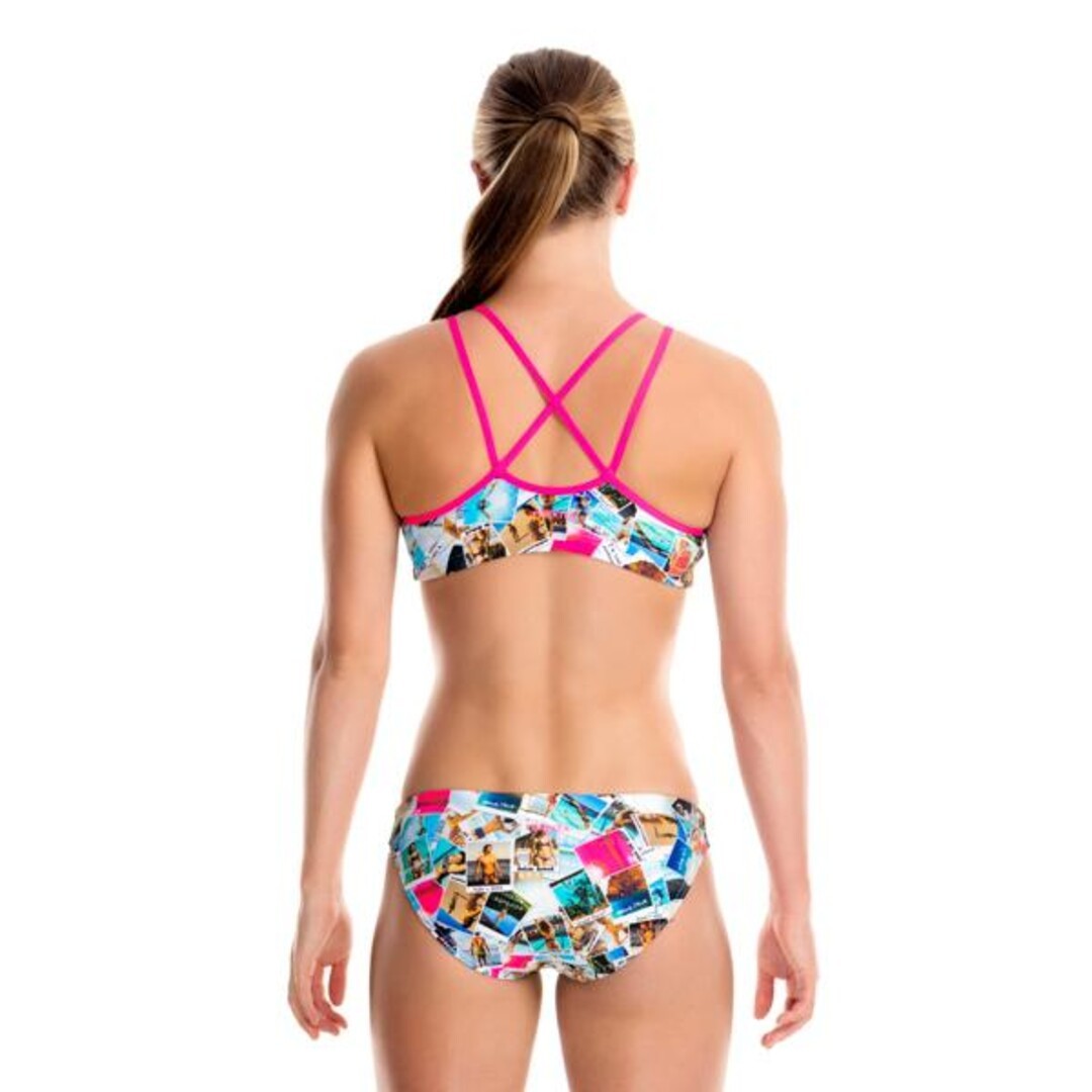 Way Funky Funkita, Criss Cross Two Piece Pic Mix, Zweiteiler-Badeanzug, Kinder