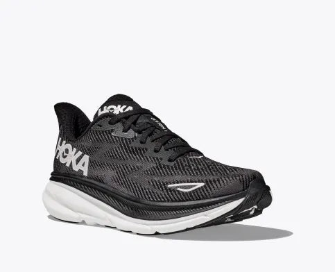 Hoka Clifton 9, Laufschuh, Herren, Black/White