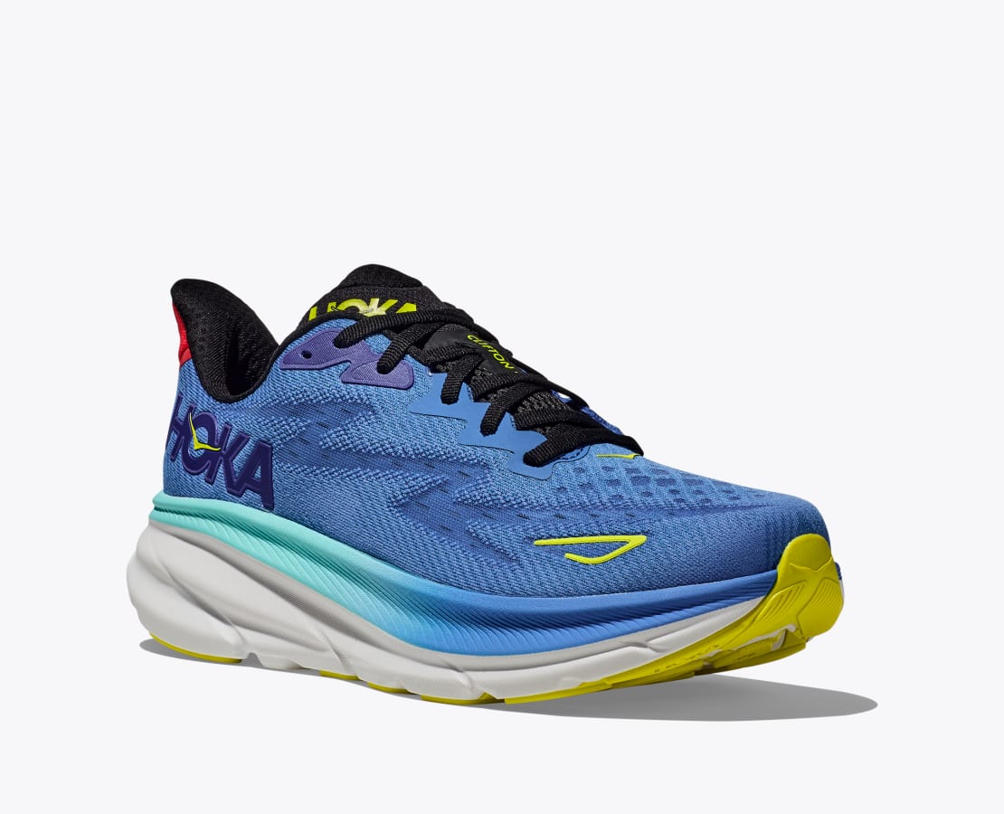 Hoka Clifton 9, Herren, Virtual Blue / Cerise