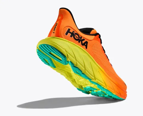 Hoka Arahi 7, Laufschuh, Damen, Electric Tangerine/Black