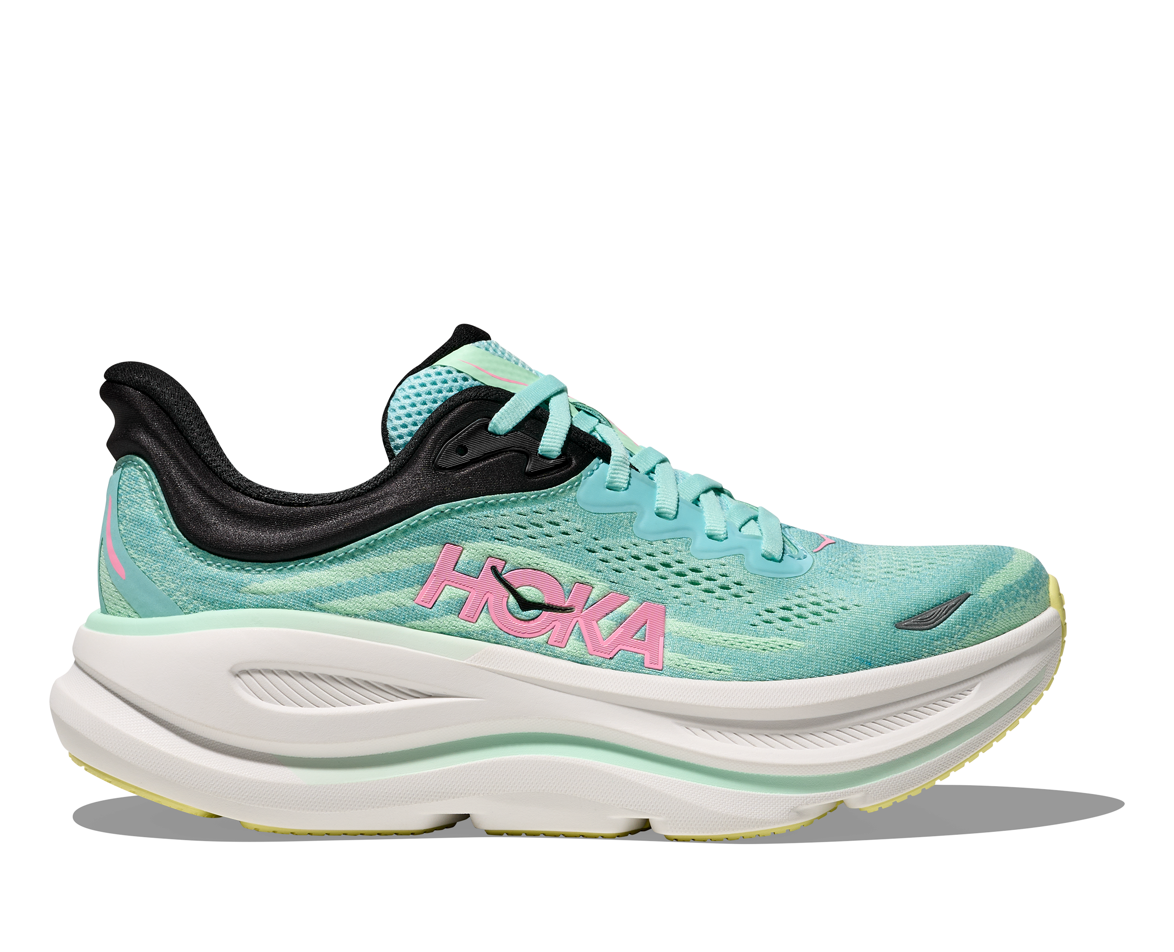 Hoka Bondi 9, Laufschuh, Damen, Blue Spark/Mint Flourite