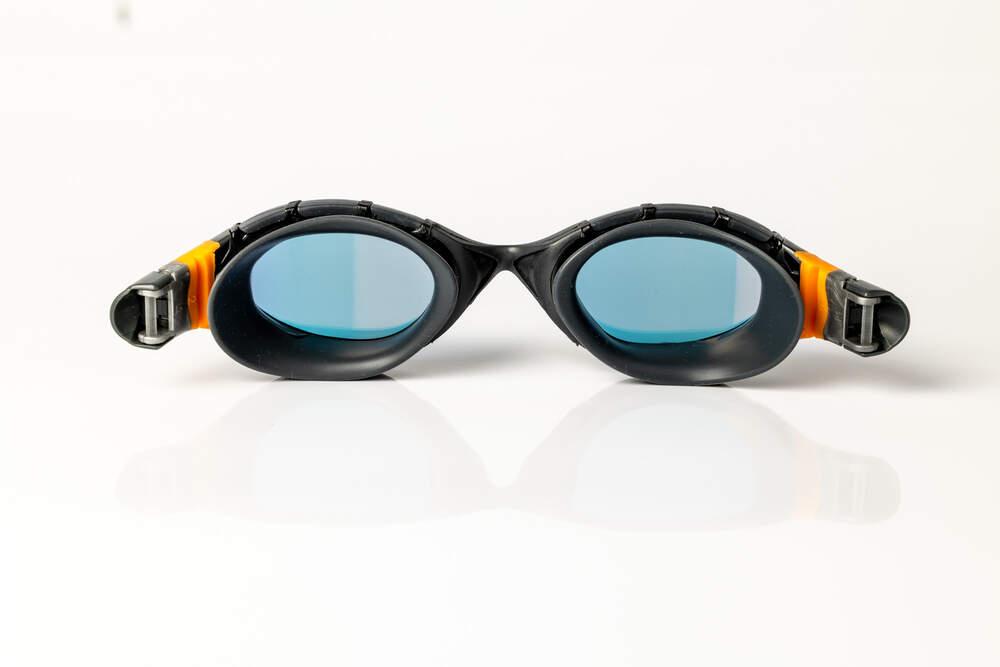 Zoggs Predator Flex Titanium, Grey/Black/Mirrored Orange