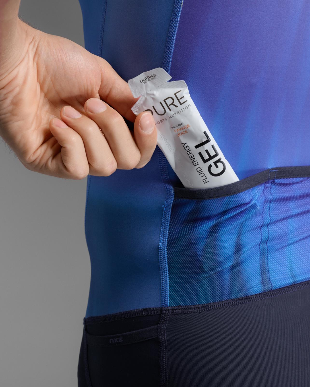 2XU Core Trisuit, Herren, Azure Blue/Midnight