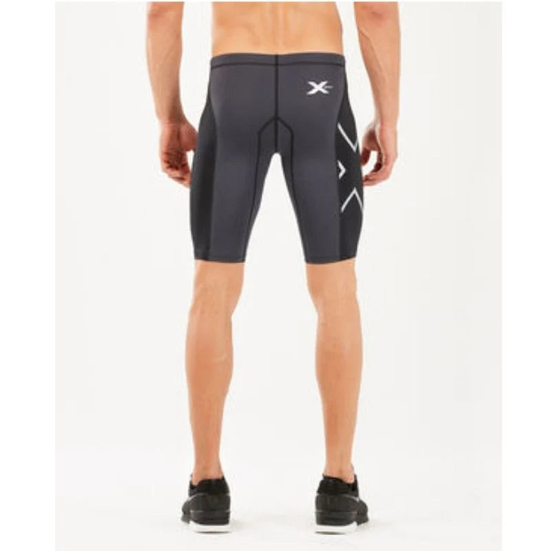 2XU Compression Elite Shorts, Herren, Black/Steel