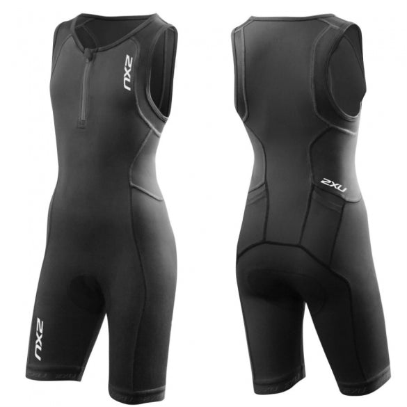 2XU G:2 Youth Trisuit, Kinder,Black/Black