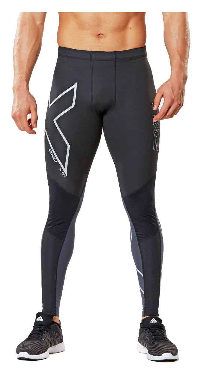 2XU G:2 Wind Defence Thermal Compression Tights, Herren, Black/Steel