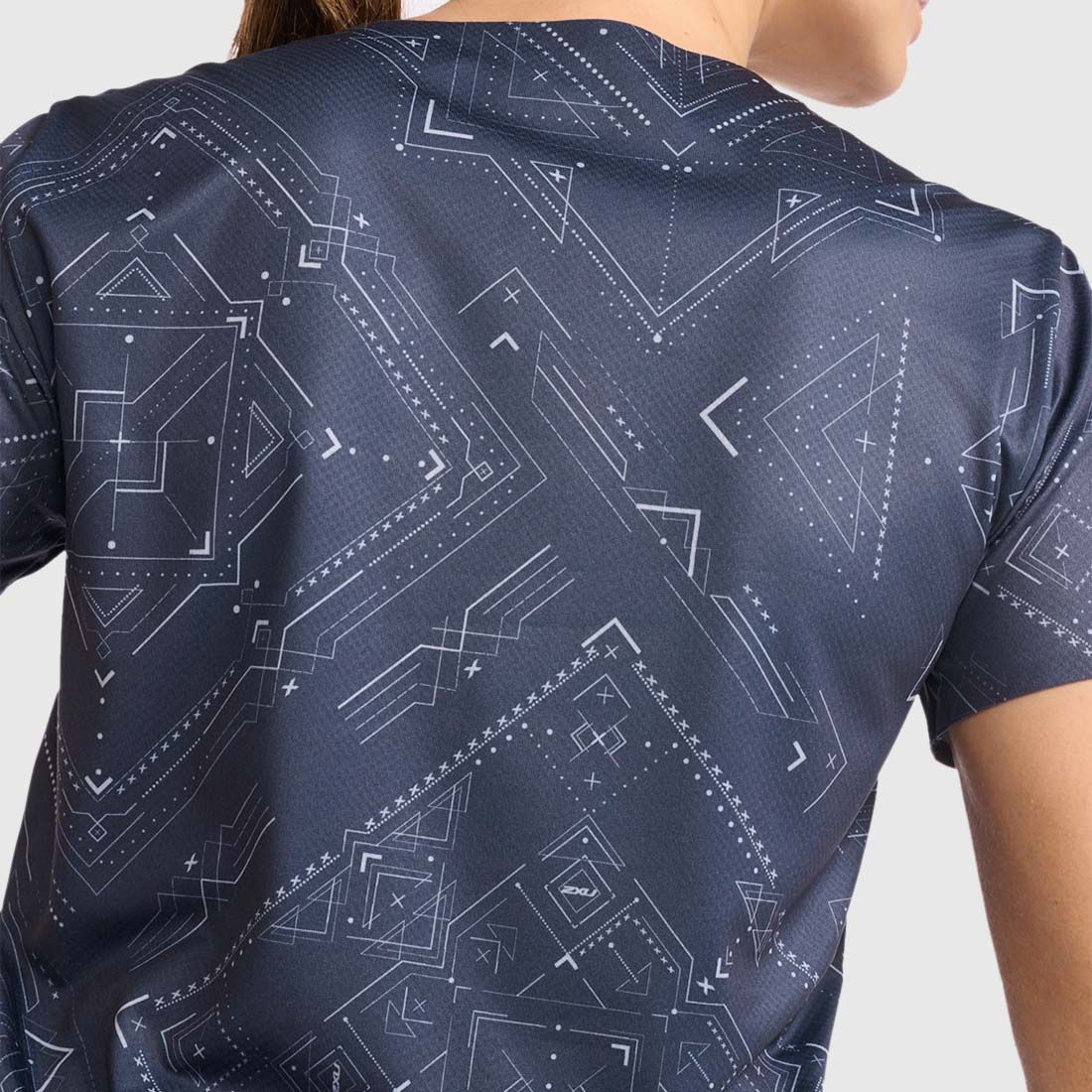 2XU Light Speed Tee, T-Shirt, Damen, Tech Bandana/Ink Reflective