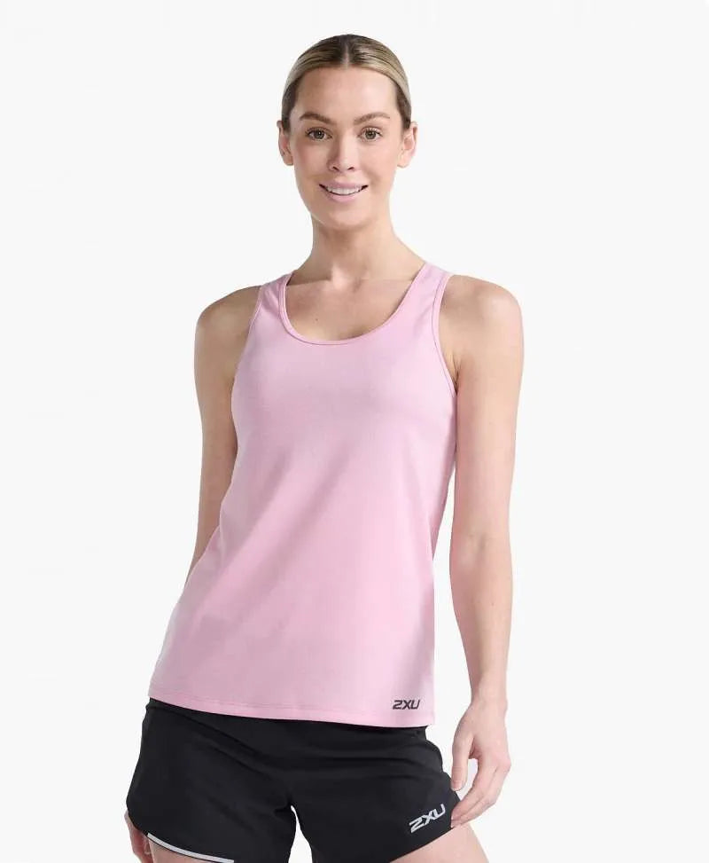 2XU Aero Singlet, Damen, Cameo/Black Reflective