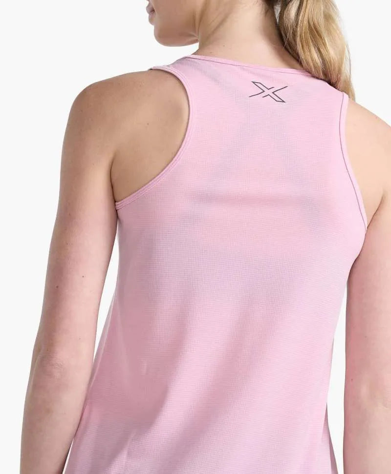 2XU Aero Singlet, Damen, Cameo/Black Reflective