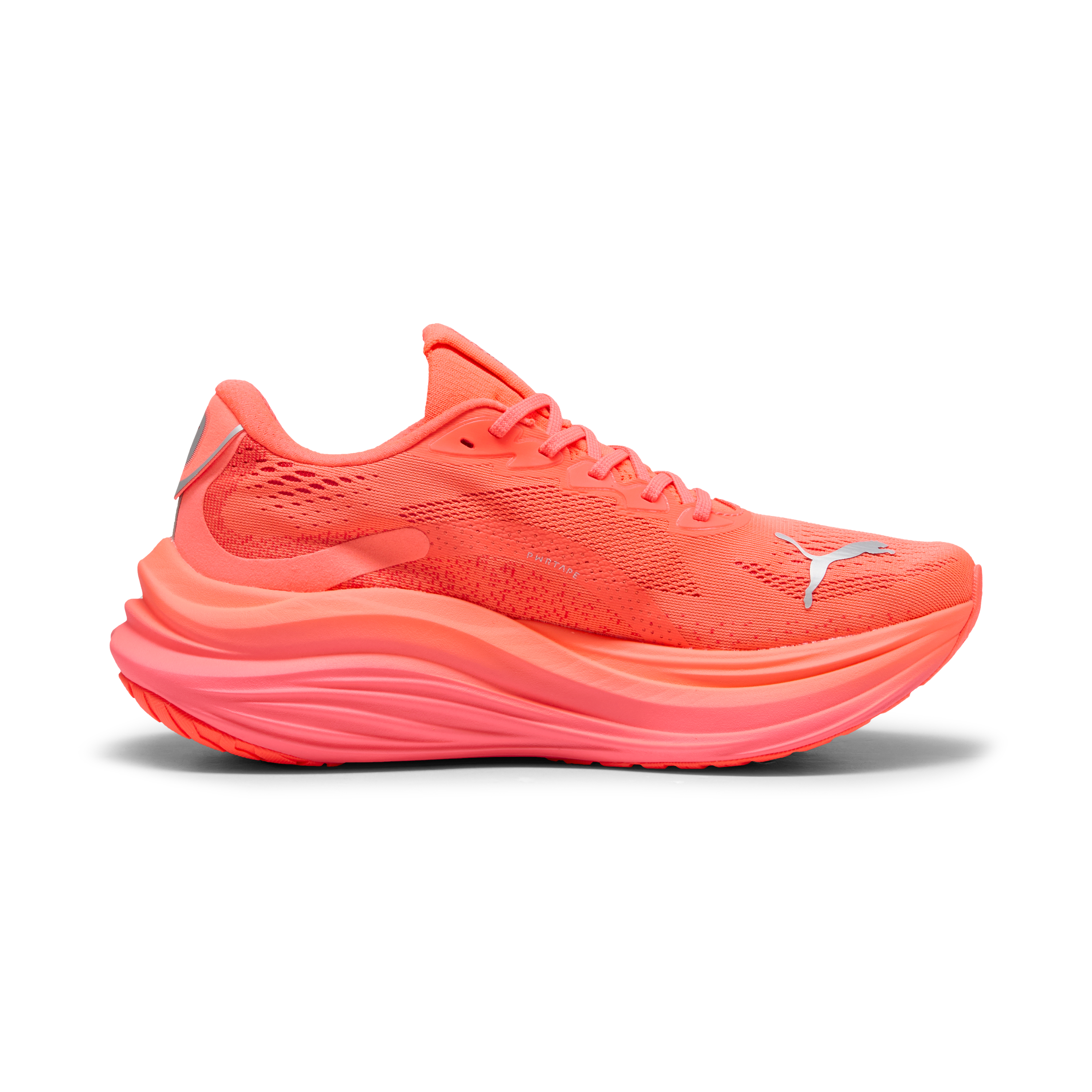 Puma MagMax Nitro, Laufschuh, Damen, Glowing Red-PUMA Silver