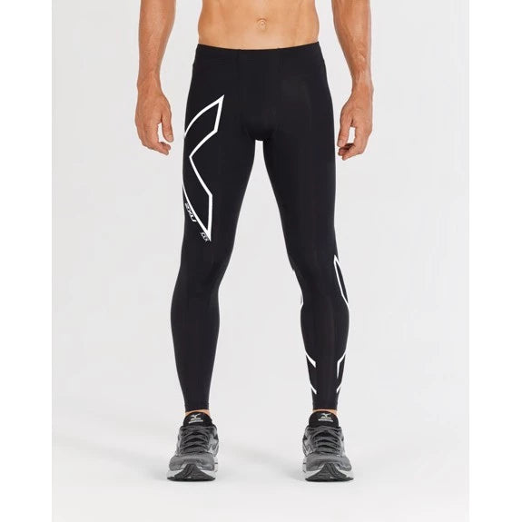 2XU Ice X Compression Tights, Herren, Black/White