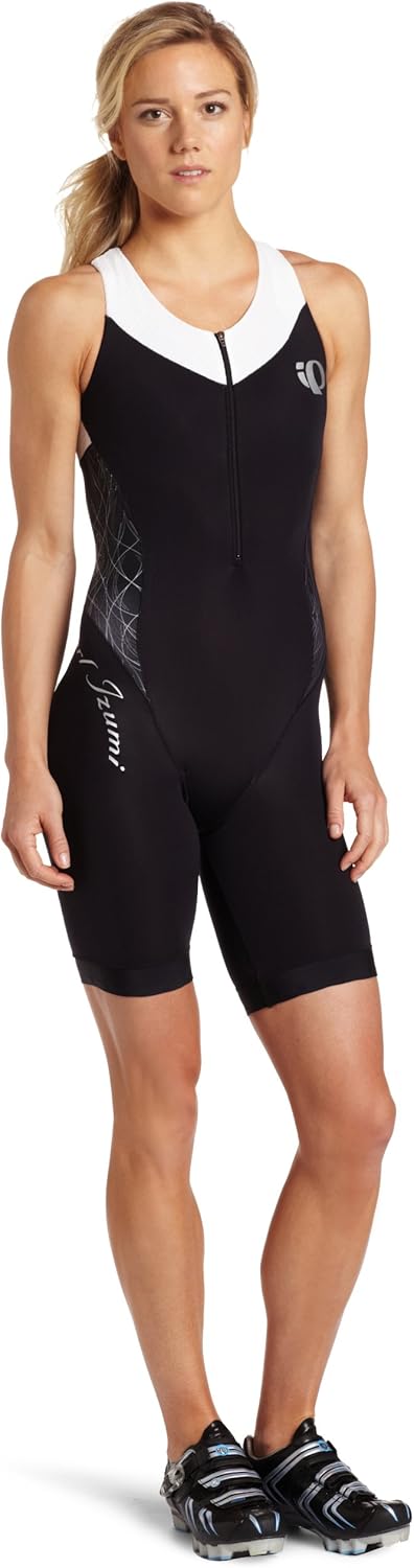 Pearl Izumi Elite In-R-Cool Trisuit, Damen, Black/Pinstripe