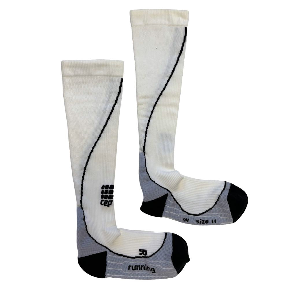 CEP running prog. compression socks, Damen, weiß