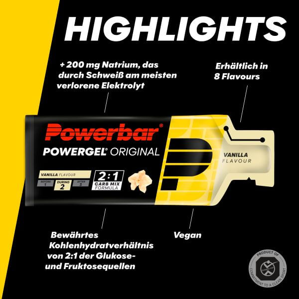 Powerbar Powergel Original, Vanille, 41g