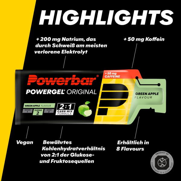 Powerbar Powergel Original, Green Apple