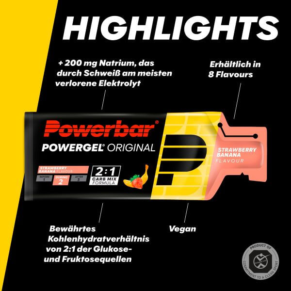 Powerbar Powergel Original, Strawberry Banana