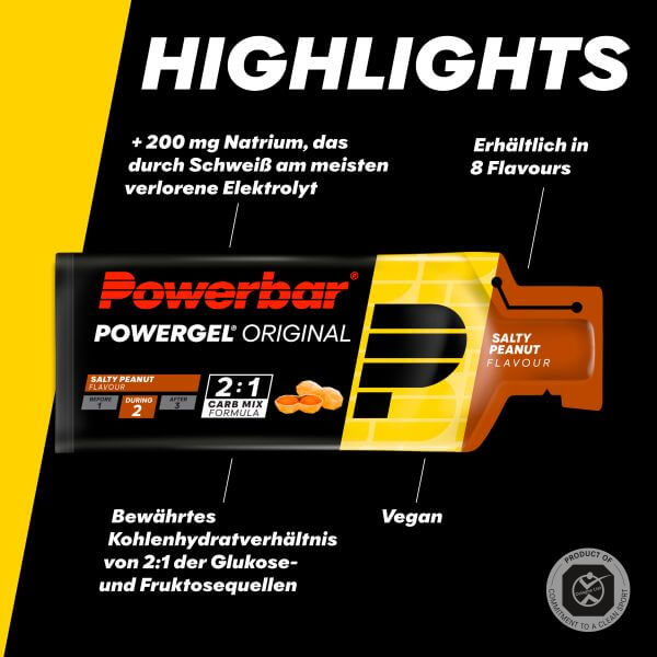 Powerbar Powergel Original, salty peanut, Erdnuss, salzig, 41g