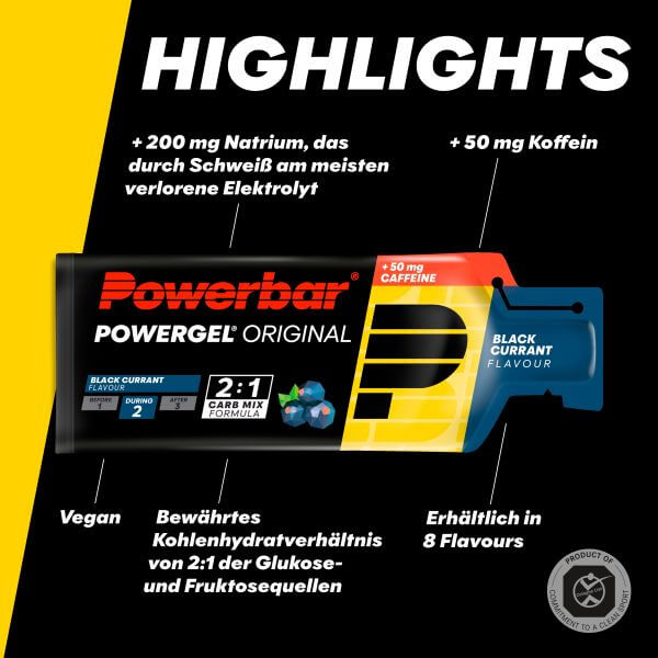 Powerbar Powergel Original, Black Currant