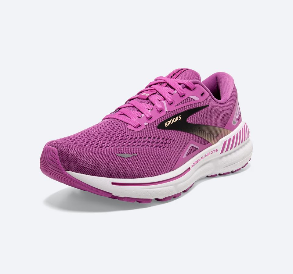 Brooks Adrenaline GTS 23, Orchid/Black/Purple